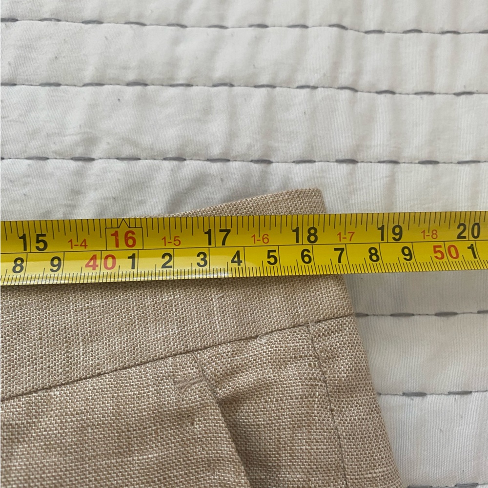 Baird McNutt Murano Beige Linen Pants - Picture 8 of 9